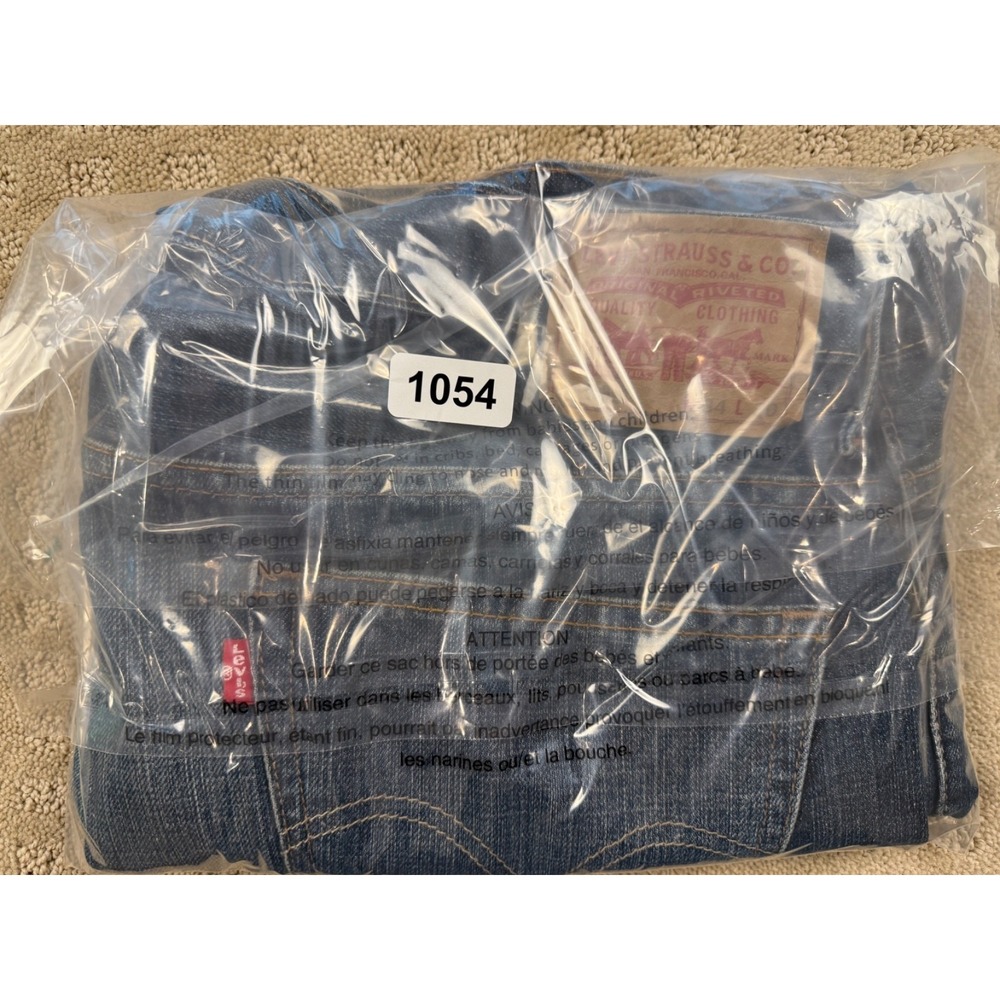 Men's Levi's 569 Loose Straight Medium Wash Blue Jeans 34x30  #1054 - Picture 14 of 15